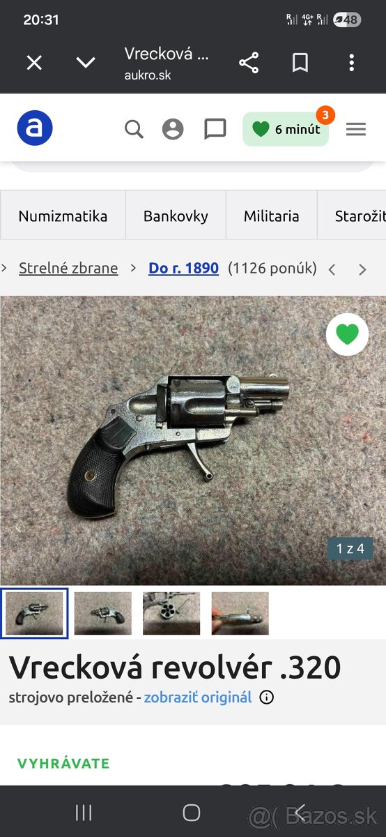 Kúpim revolver 320