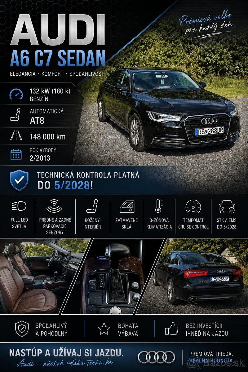 Audi A6 c7 2.0 tsi sedan S-tronic