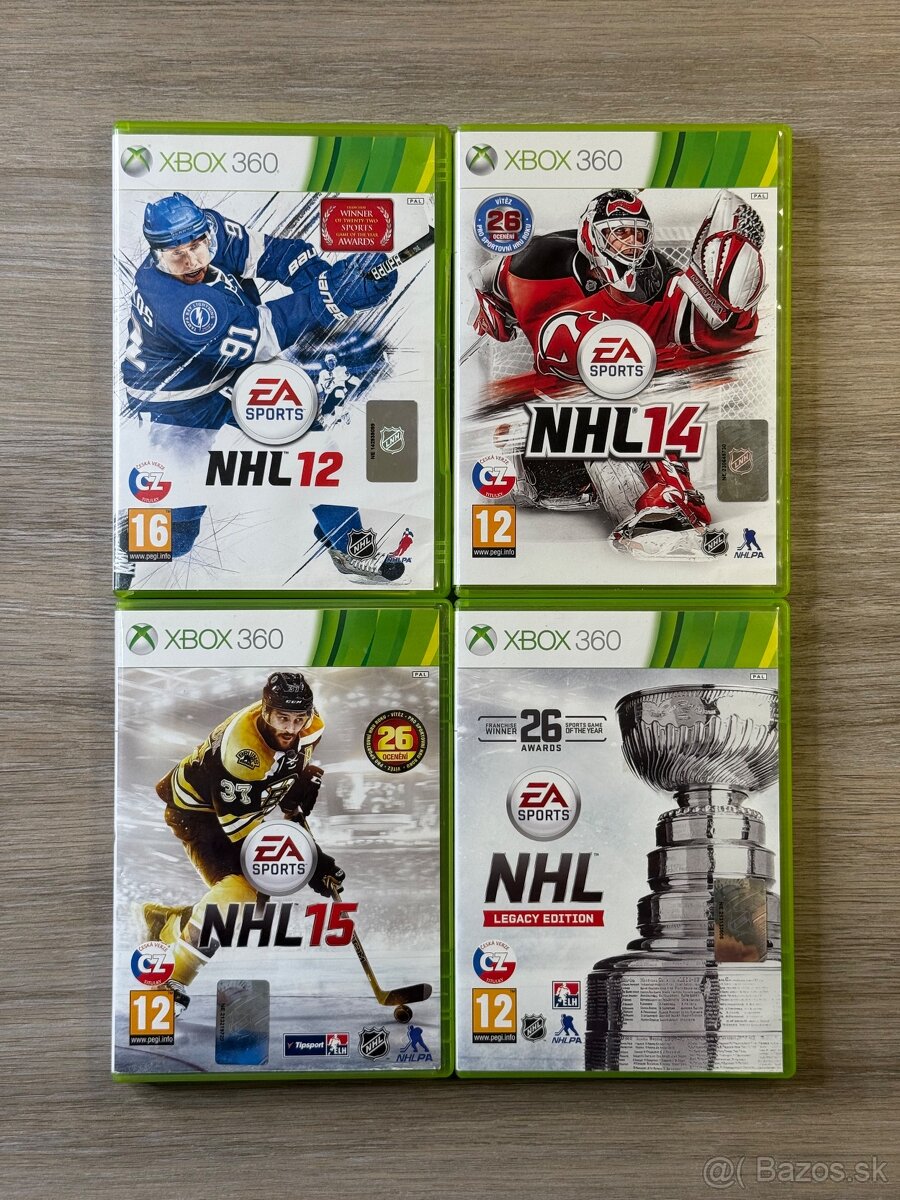 NHL hry pre Xbox 360