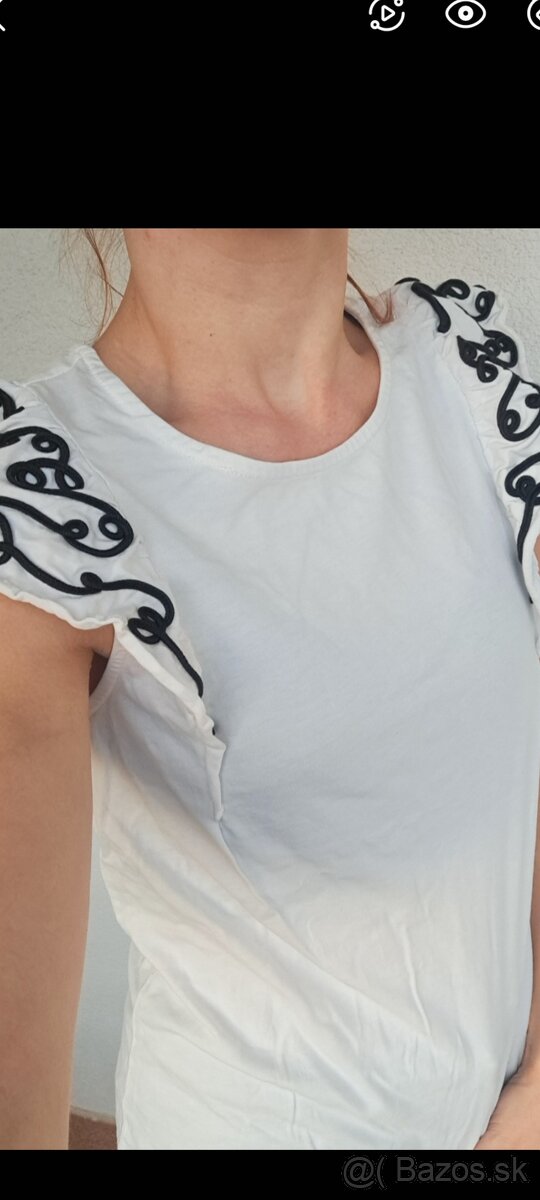 H&M nové tričko XS