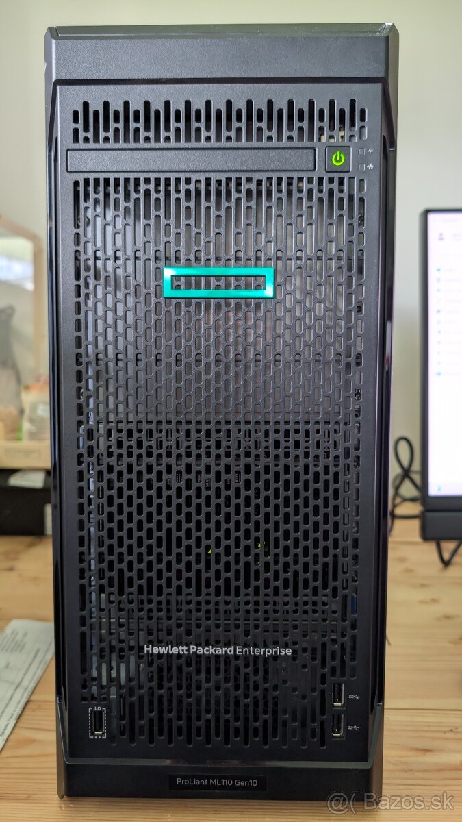 HPE ProLiant ML110 Gen10 – Xeon Silver 4208, 64GB RAM, 2×SSD