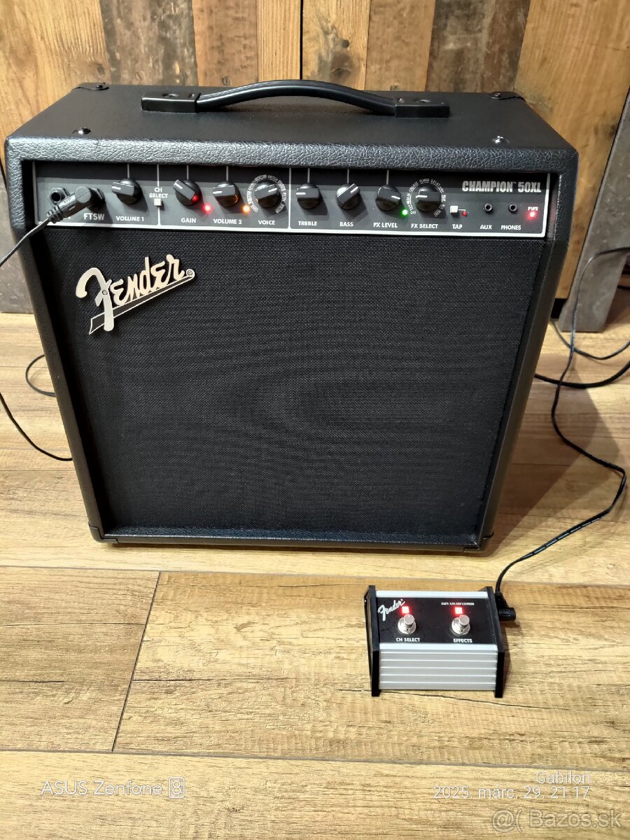FENDER CHAMPION 50XL COMBO-Celestion G12-50w