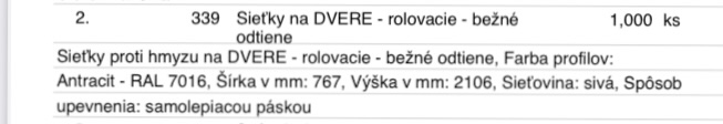 Sieťka na okno