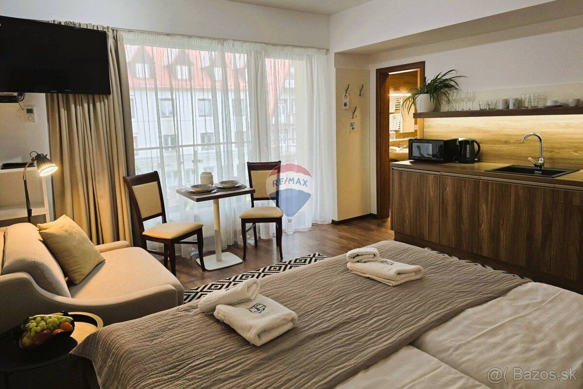 PREDAJ, štúdio s terasou 34 m2, Hrebienok Resort, Starý Smok