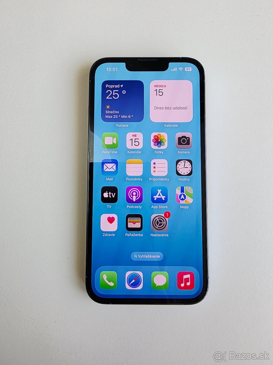 Apple iPhone 13 PRO 128GB Blue TOP STAV,Batéria 100%