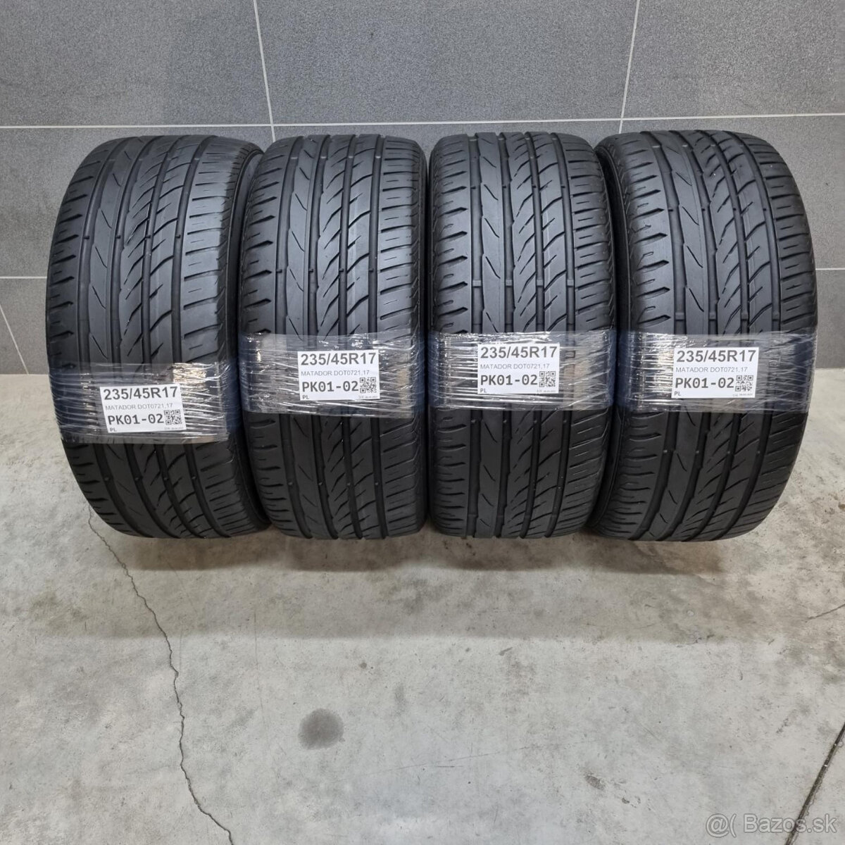 Letné pneumatiky 235/45 R17 MATADOR DOT0721/17