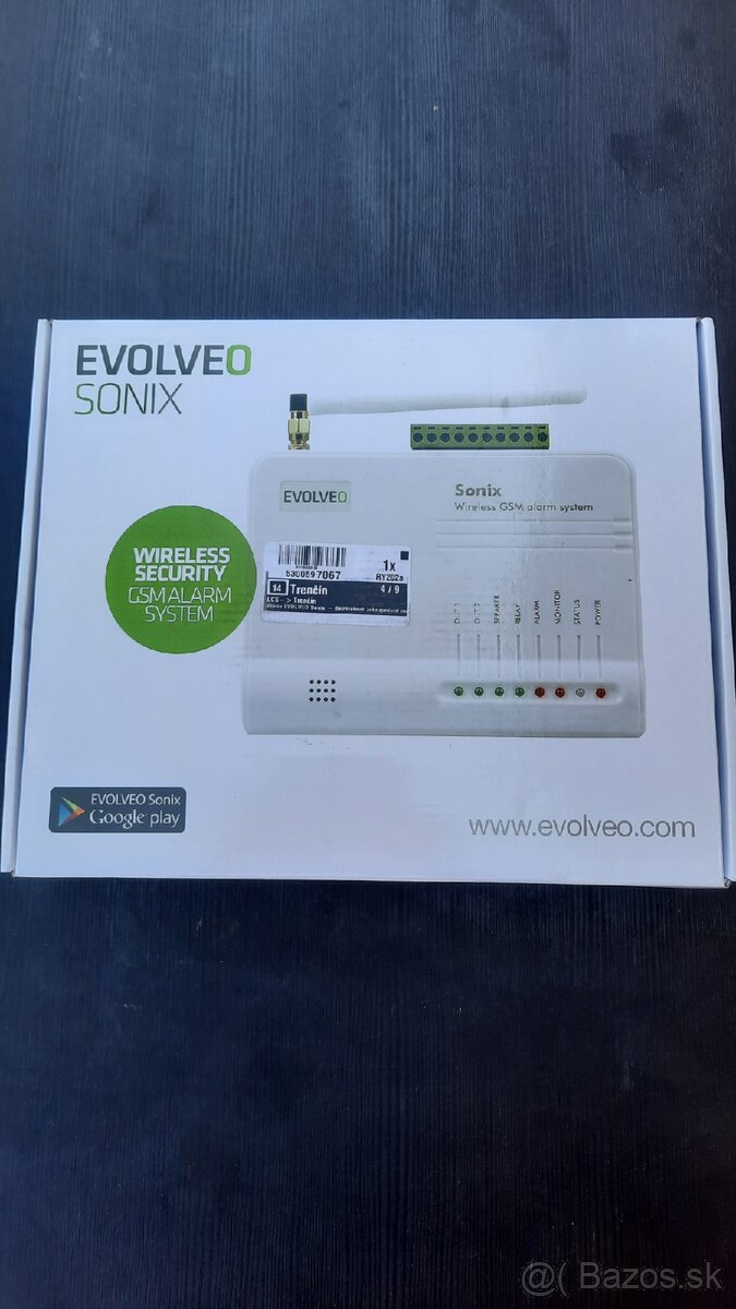 Evolveo Sonix – bezdrôtový GSM alarm systém, nový