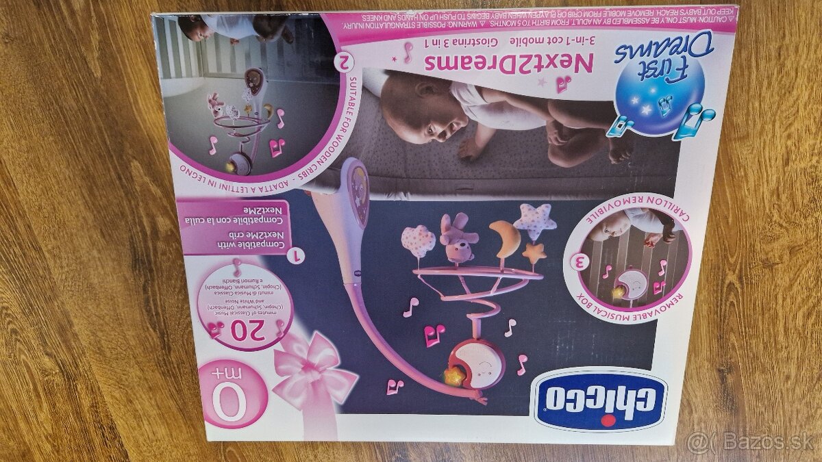 Detský zvukový hudobný kolotoč Chicco