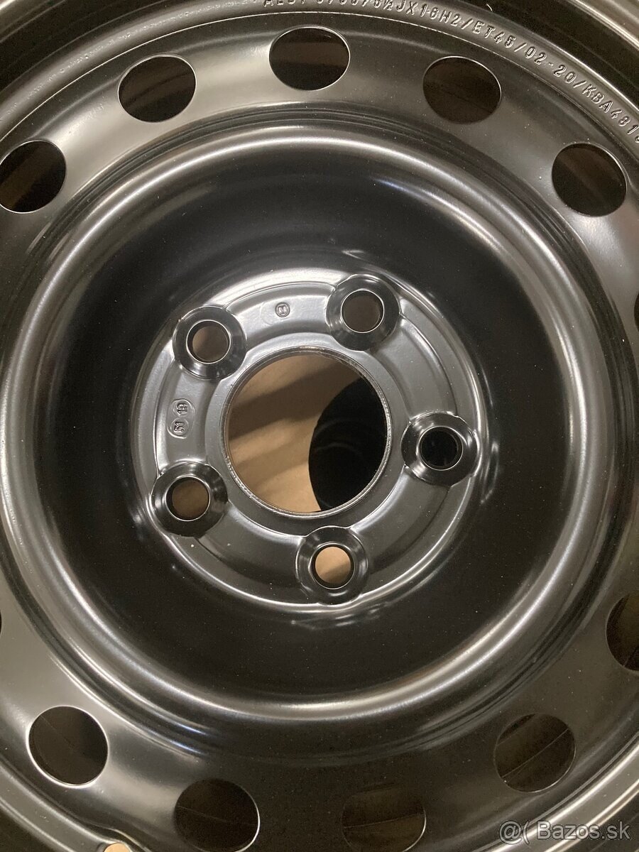 Plechové disky Alcar Stahlrad 6,5 x16 ET45