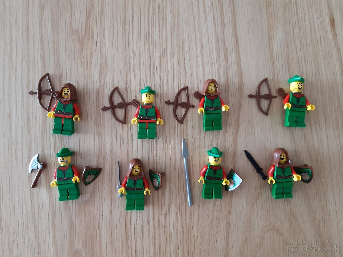 Predám LEGO mix nových figúrok forestman/obyvateľov lesa