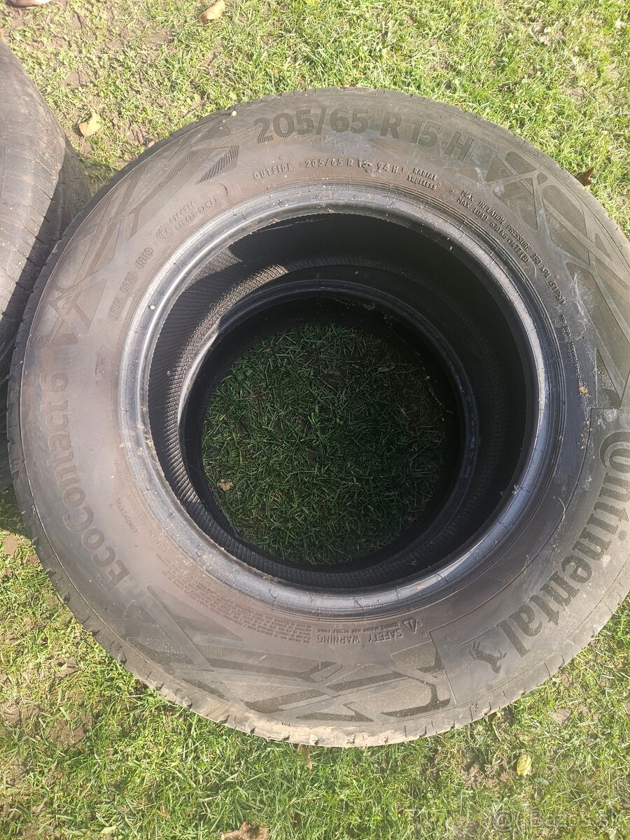 Letne pneumatiky Continental 205/65 R15