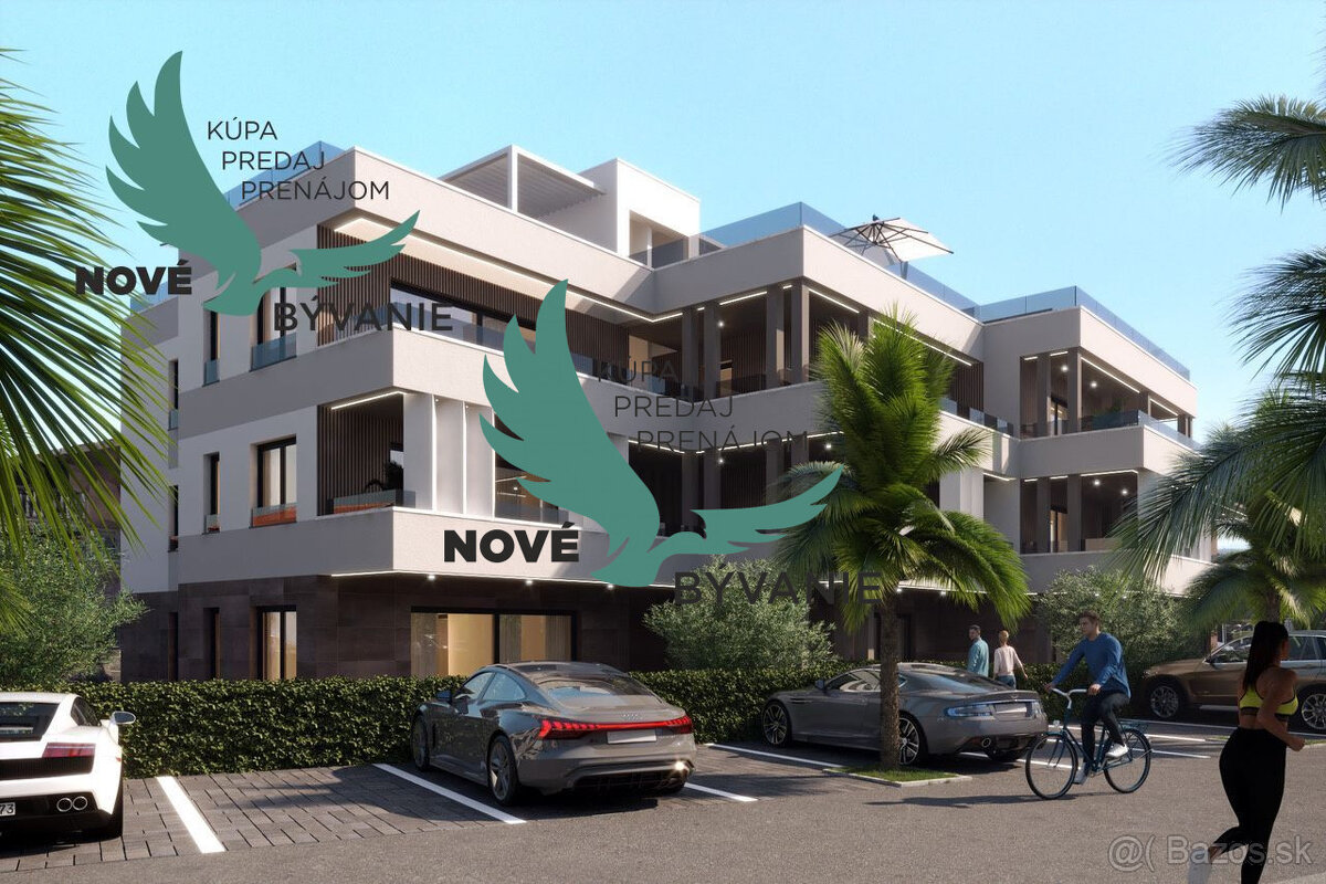 Novostavba apartmánu len 150m od mora s výhľadom na more vo 