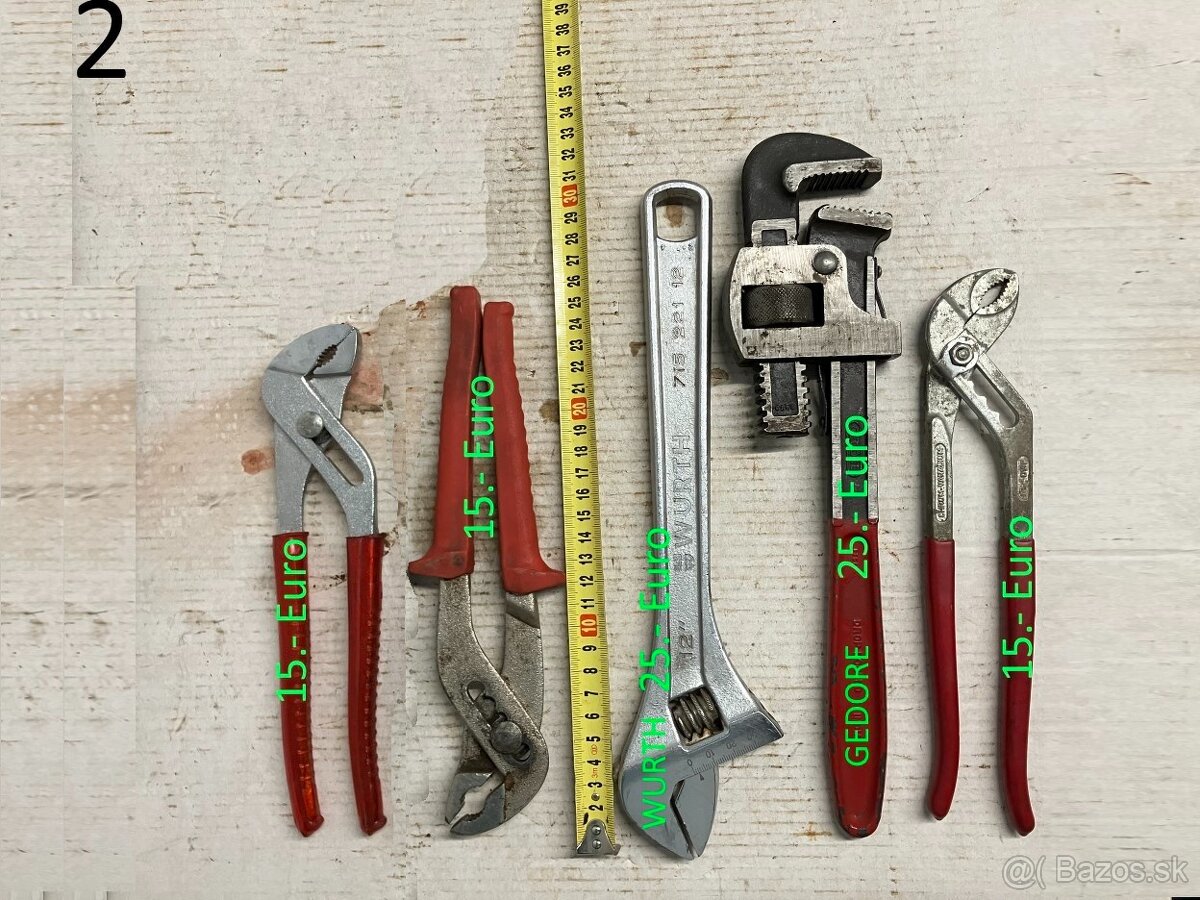 Hasáky a blitzky vidlicové a očkové klúče