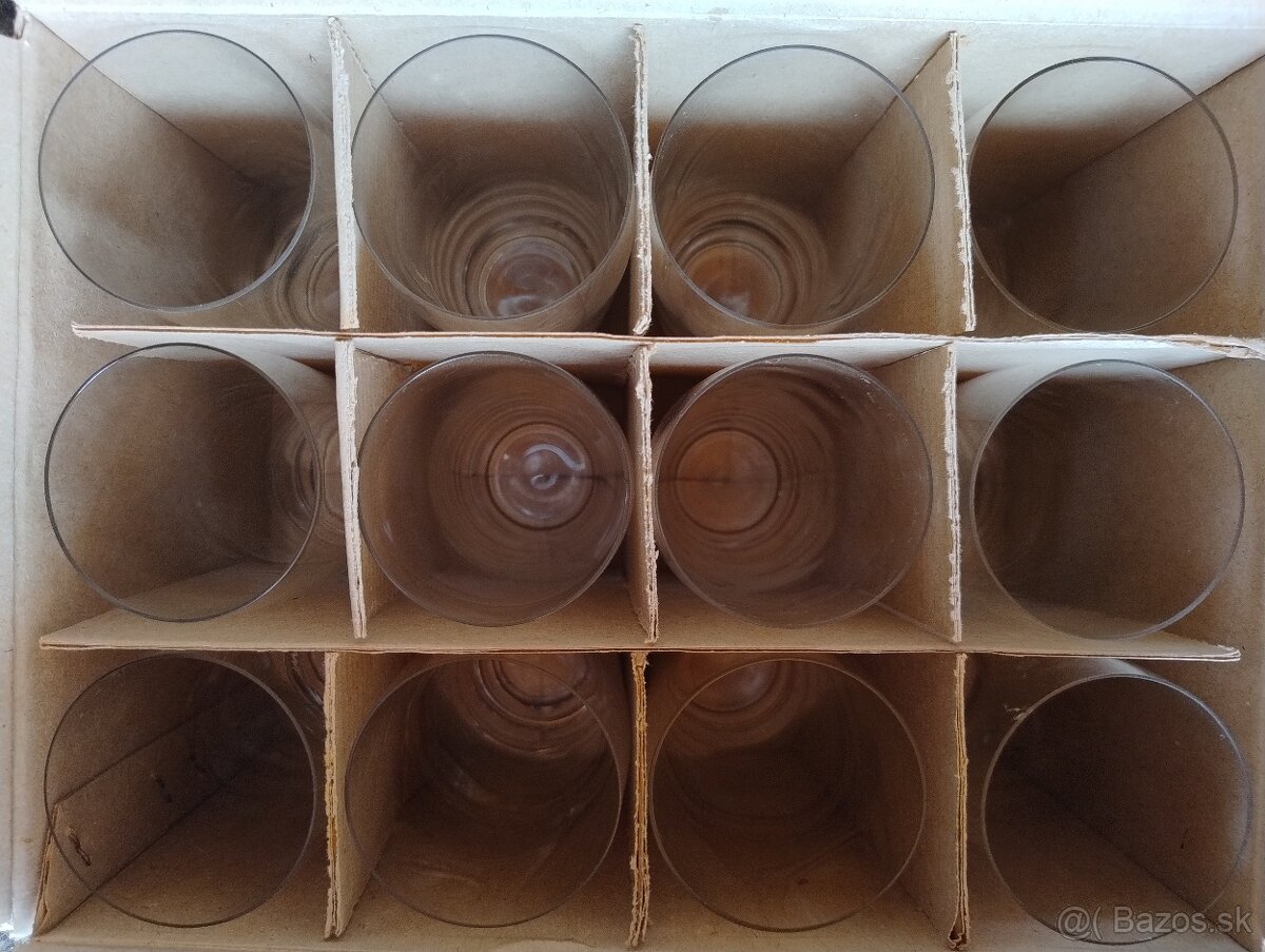 Sklené poháre - sada 24ks