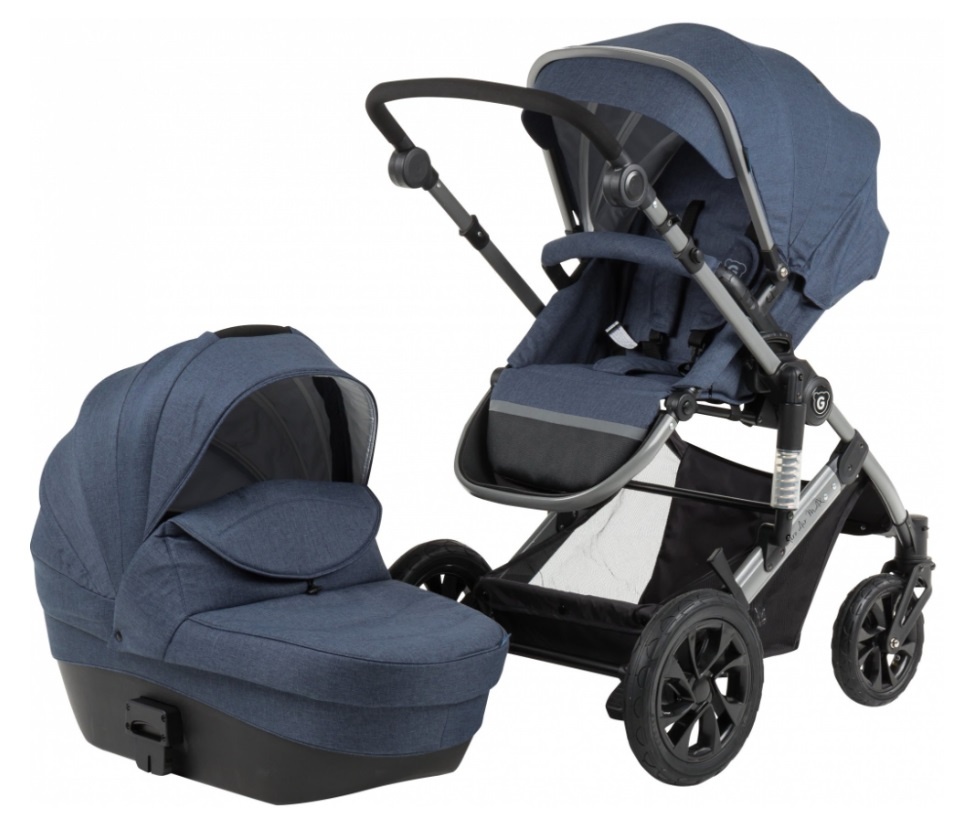 Kombinovaný kočárek HERO Air Max, G-mini, MODRÉ, NOVÉ