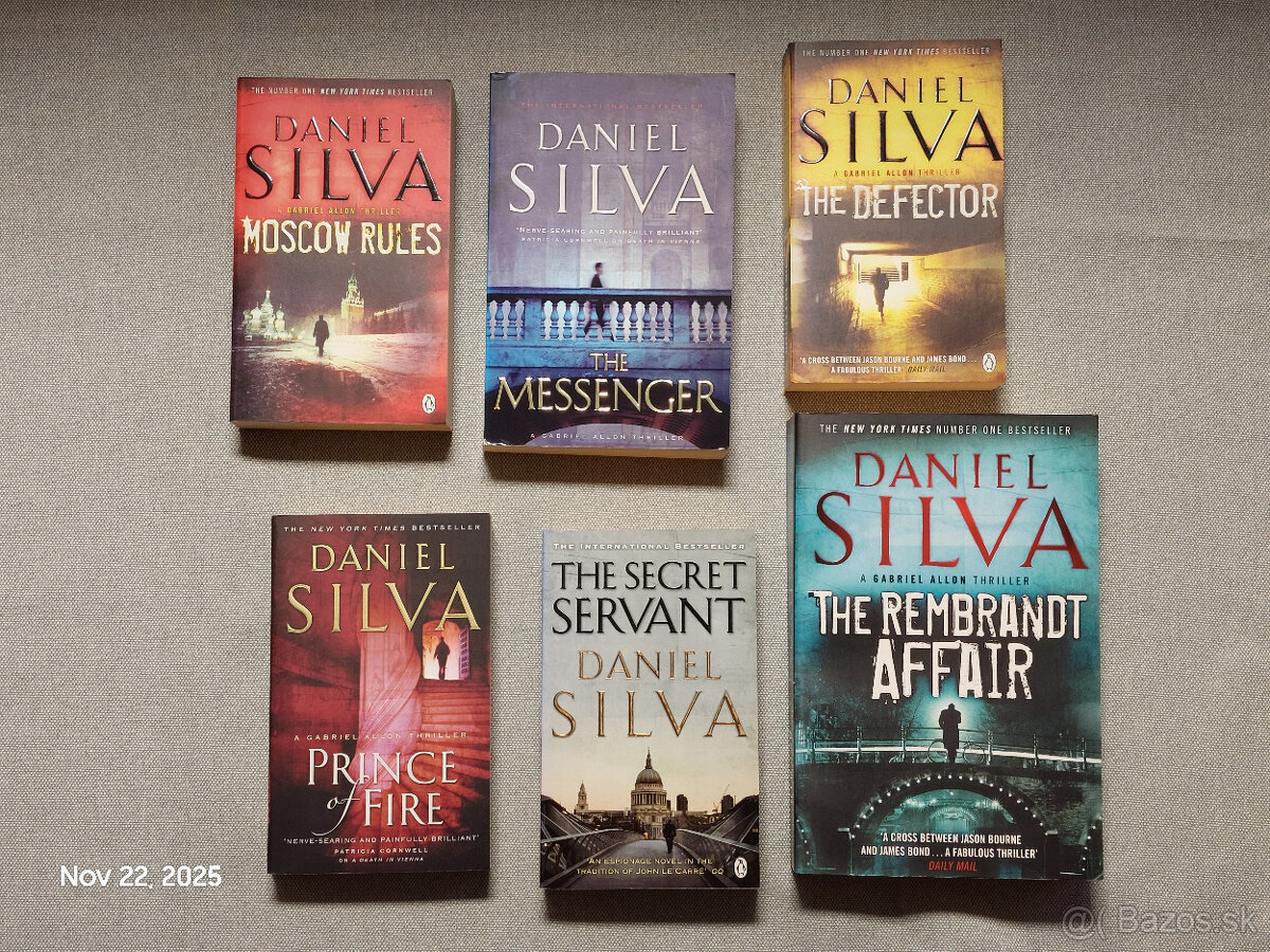 Daniel Silva 6 knih (Gabriel Allon seria) (ENG)