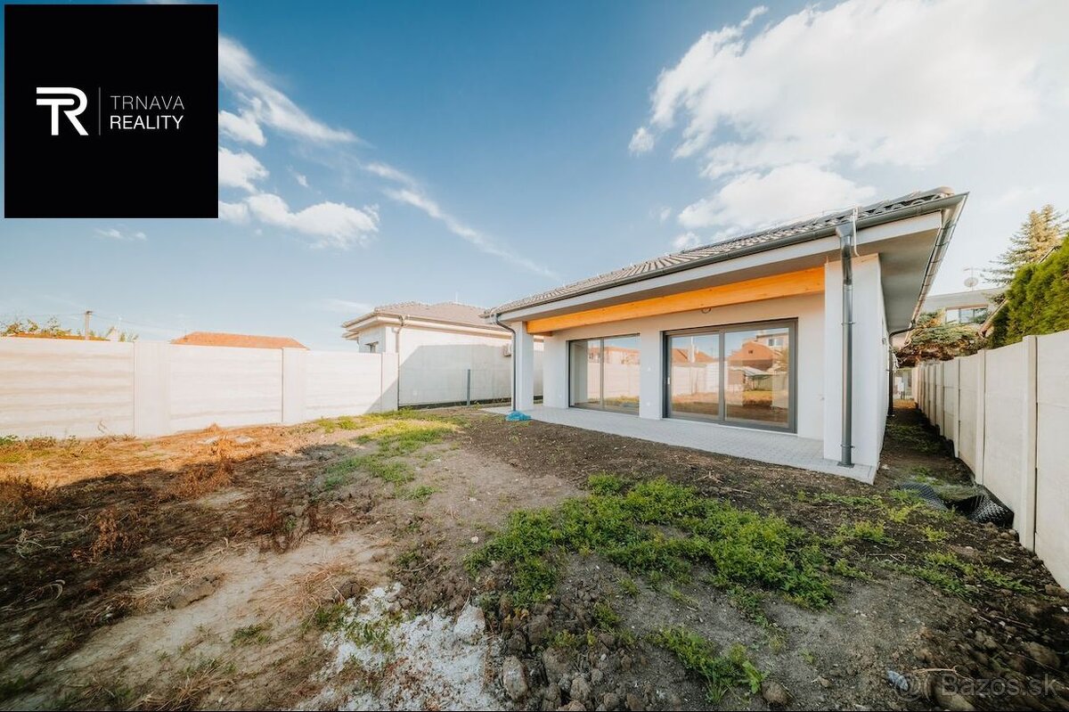 TRNAVA REALITY - DOM V ŠTANDARDE s prístreškom a terasou, ob