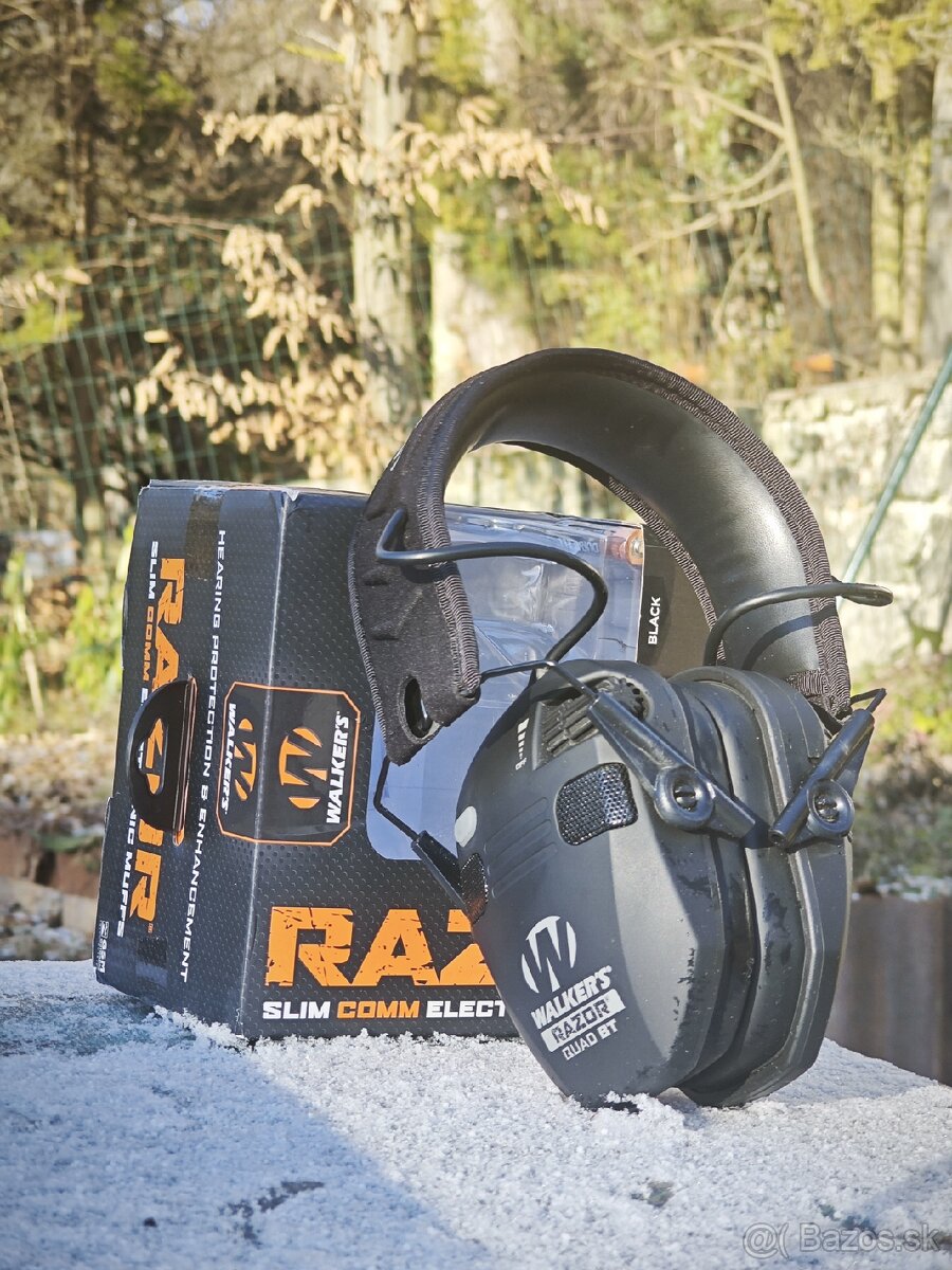 Walker's Razor Electronic Quad Muff w/ Bluetooth