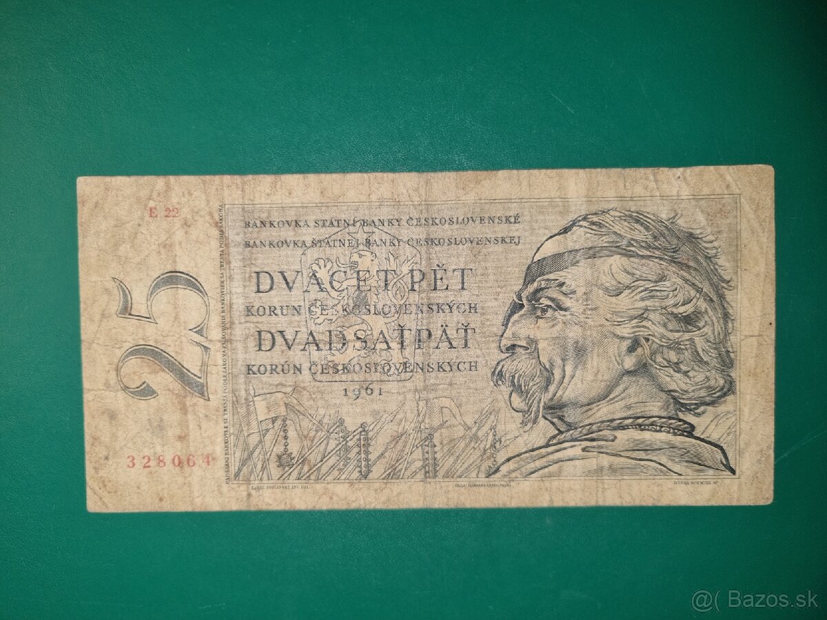 25 Korun Československych 1961