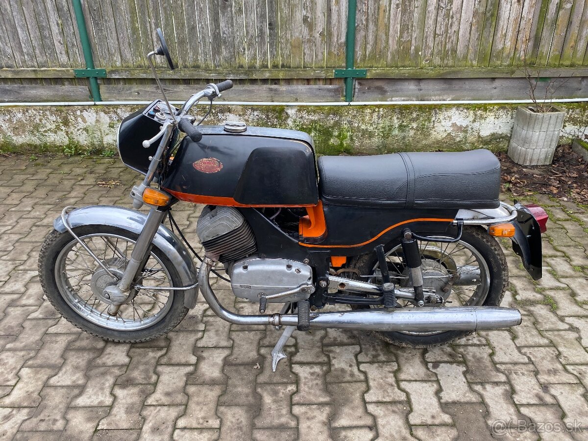 Jawa 350 / 633 bizon, pojízdný po STK