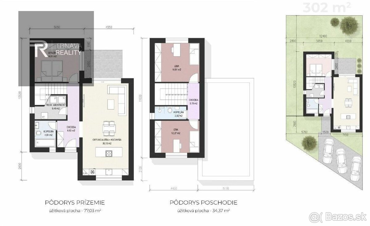 TRNAVA REALITY - novostavba 4 izb. domu,  pozemok 389 m2, Šú