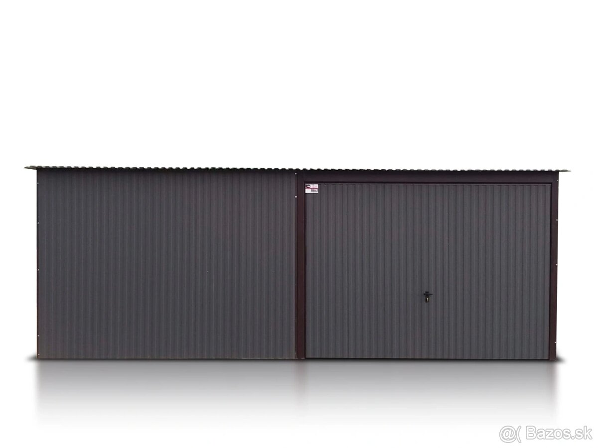Plechová garáž 6 x 5 m
