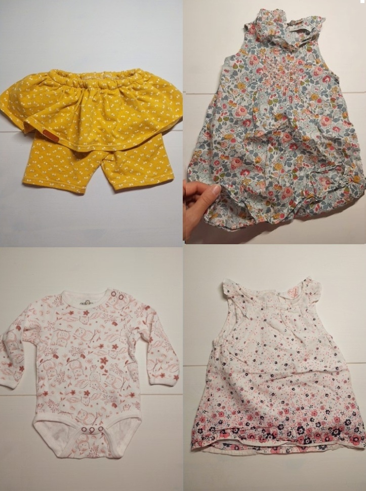 Set balík mix detské oblečenie dievča veľkosť 62/68 77 ks