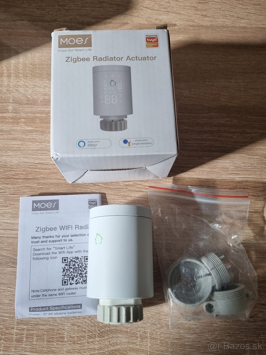 MOES Smart termostatická hlavica