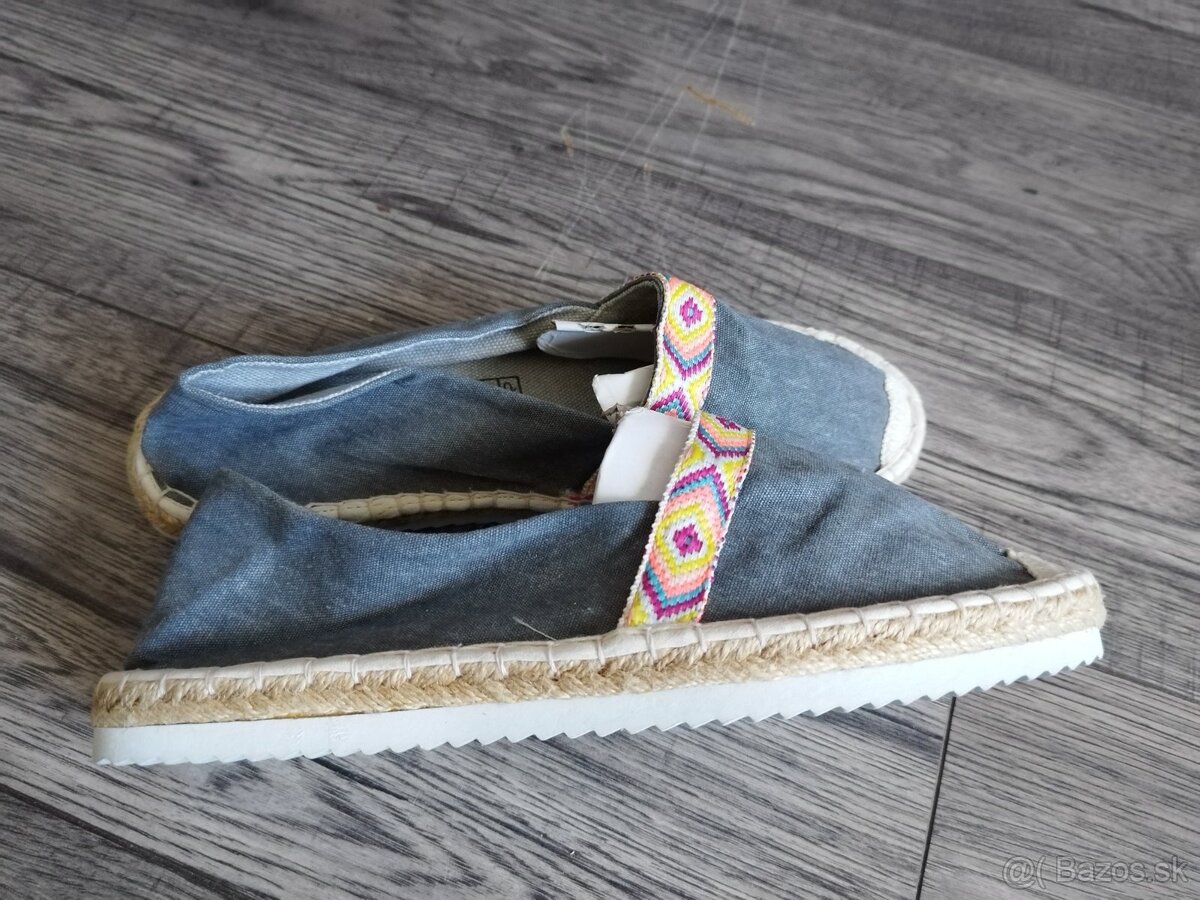 Nové espadrily veľ. 39
