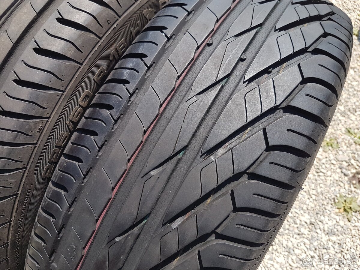 225/60 r18 letné pneumatiky 2ks Uniroyal