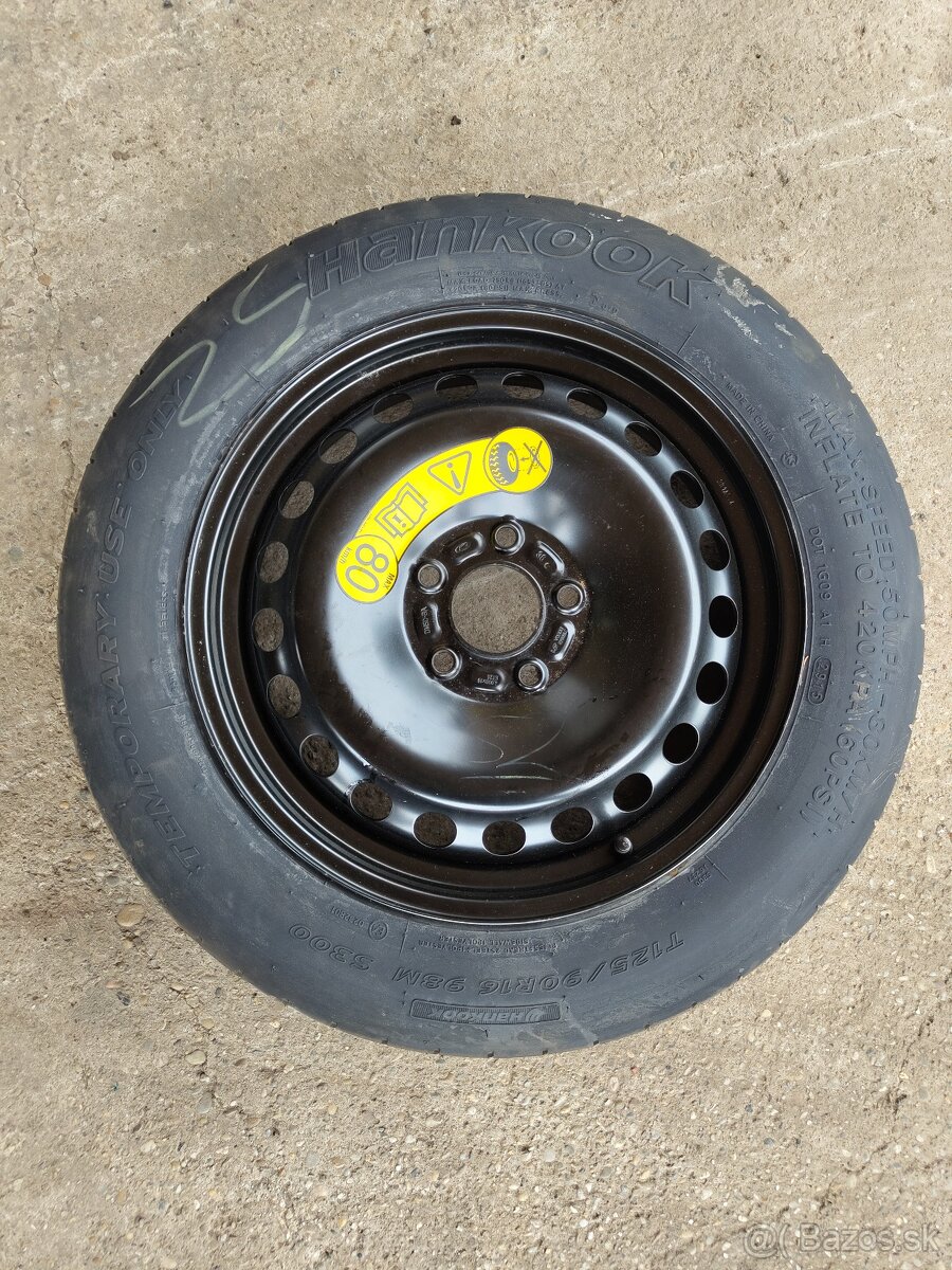 Dojazdove koleso Ford Volvo 5x108