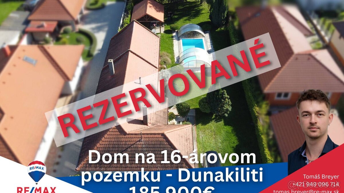 Pokojné bývanie neďaleko Bratislavy – priestranný dom s veľk