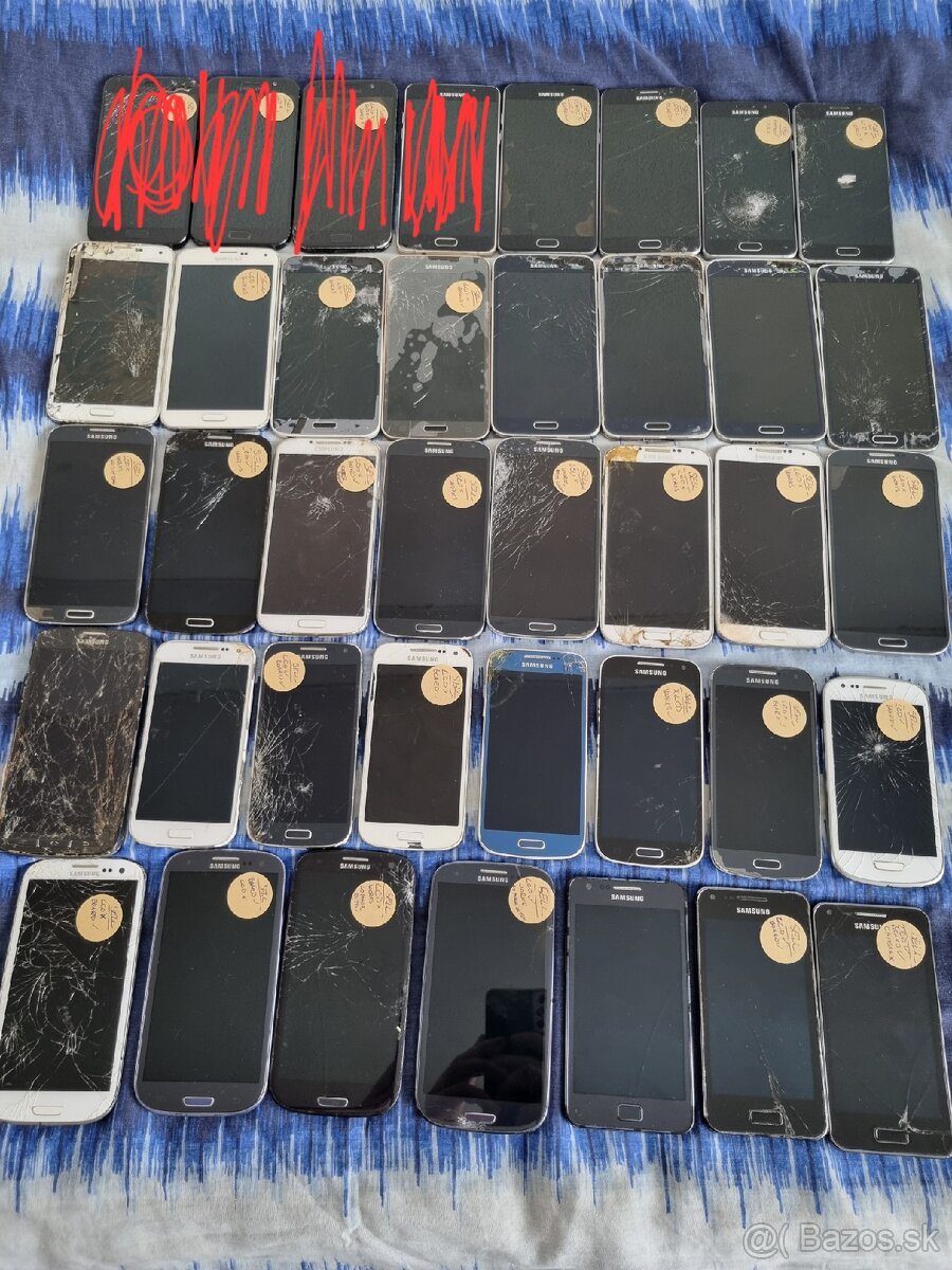 Samsung mobily na náhradné diely