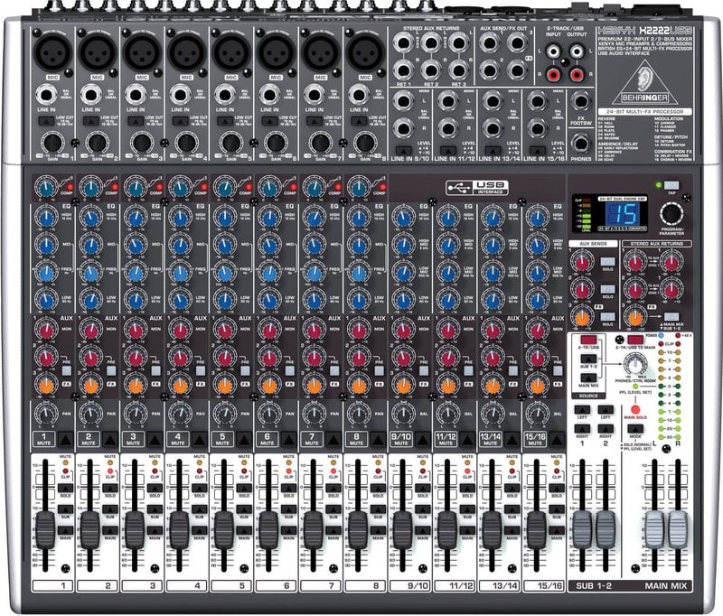 TOP STAV - Behringer Xenyx 2222 USB + originál Thomann kufor