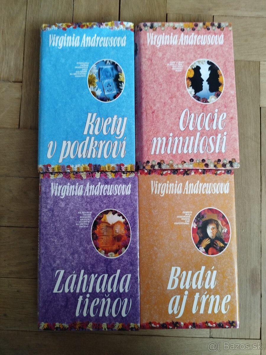 Predám 4 knihy od Virginia Andrewsova