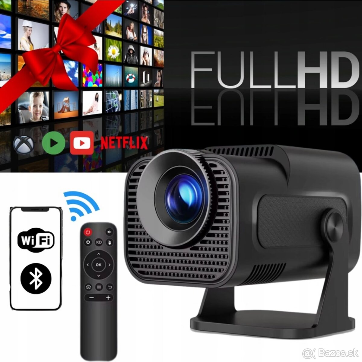 Projektor - nový Magcubic HY320 mini - Netflix Youtube WIFI