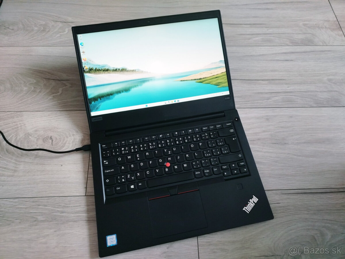 notebook Lenovo E490 - Core i5-8365u, 16GB, 256GB SSD, W11