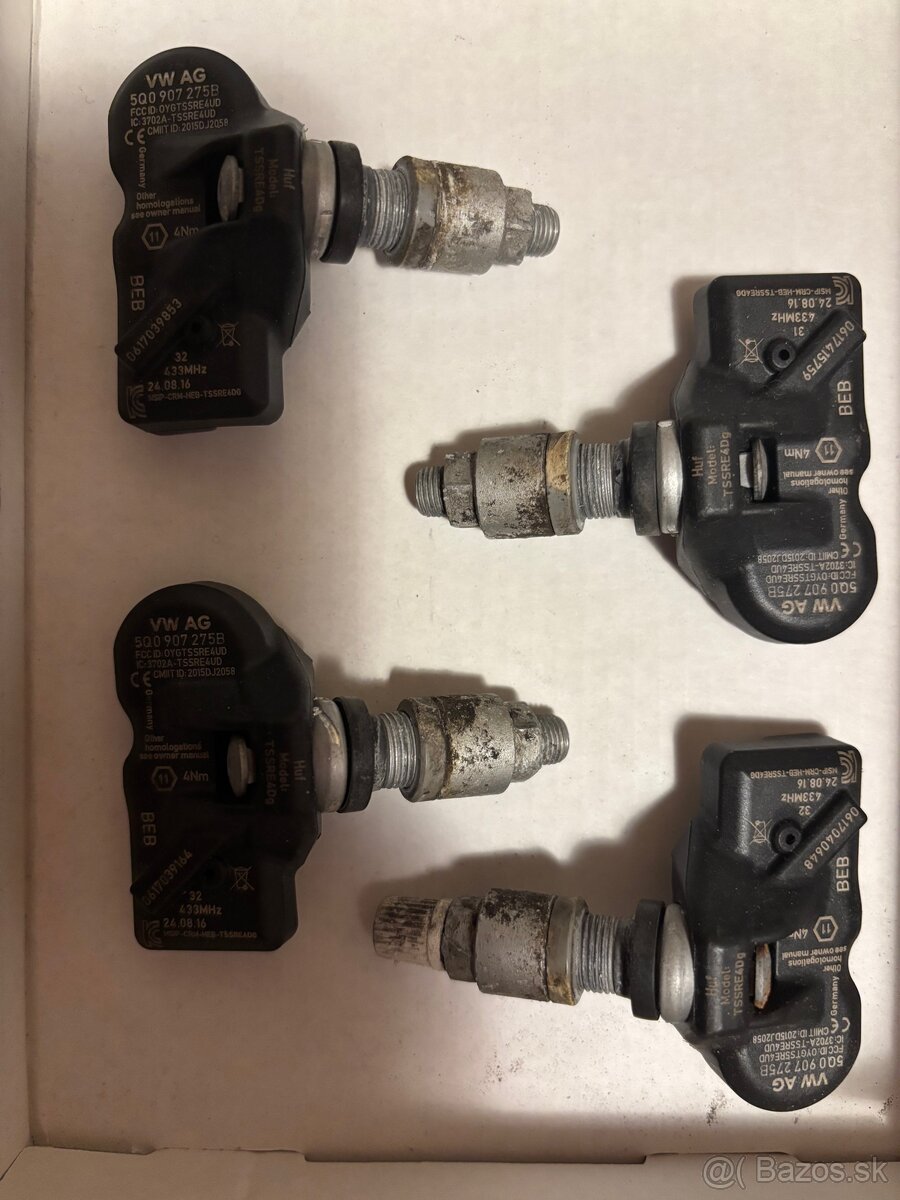 snímače tlaku pneu TPMS Volkswagen