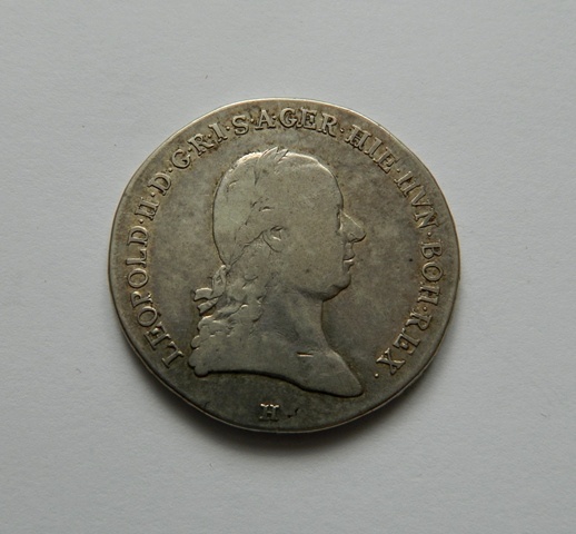 Predám 1 toliar 1791 H Leopold I.