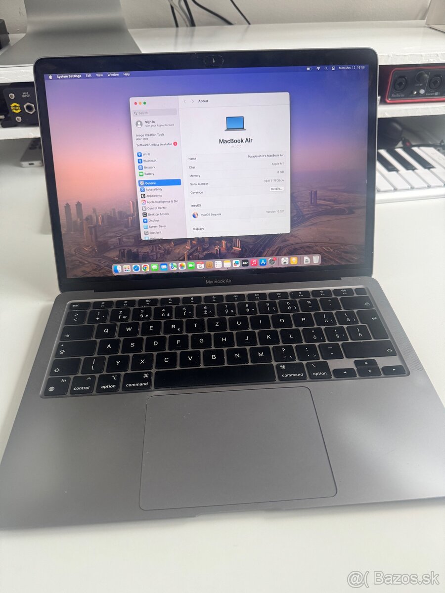 MacBook Air M1 2020 8GB RAM 256GB SSD