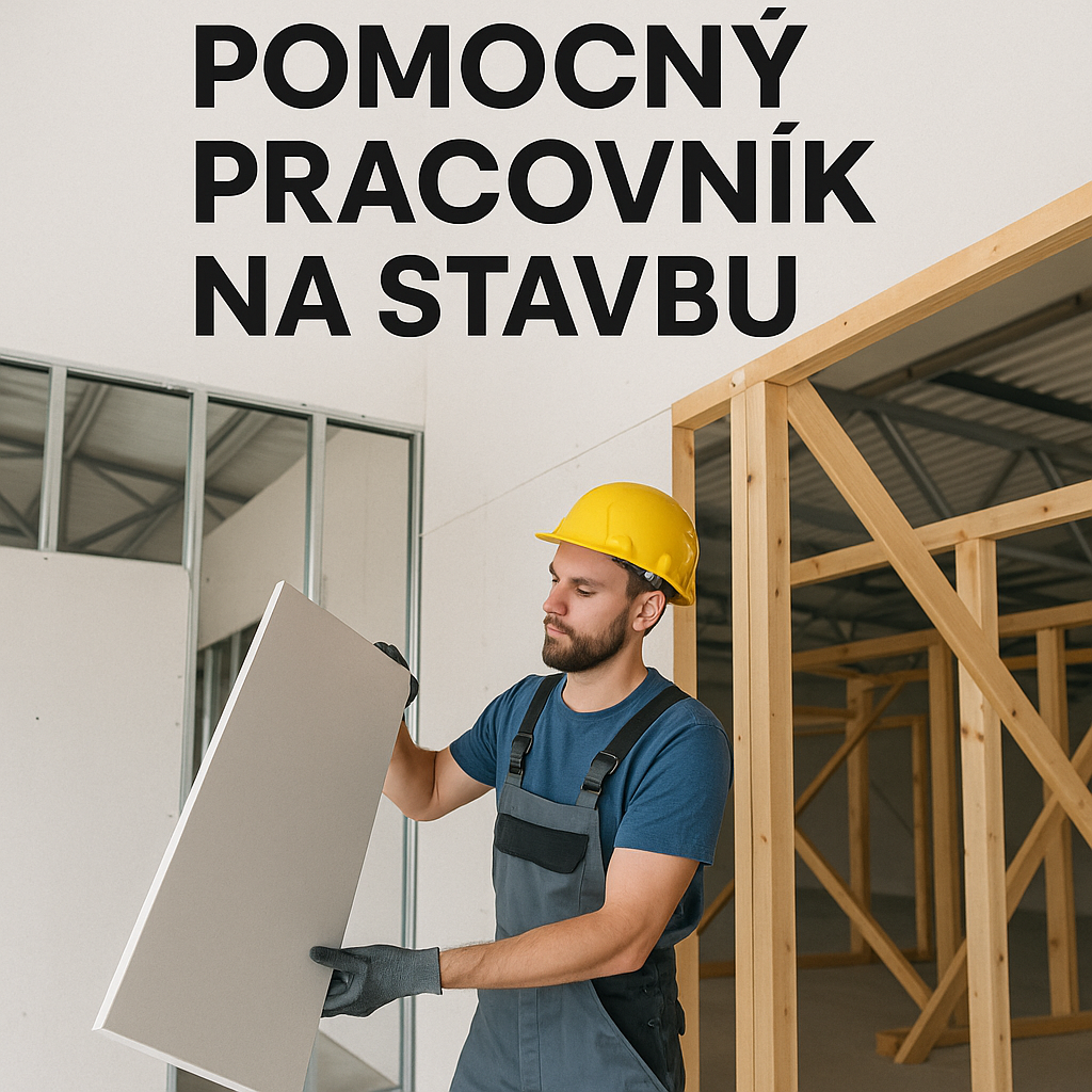 POMOCNÝ PRACOVNÍKA NA STAVBU LASER GAME ARENY