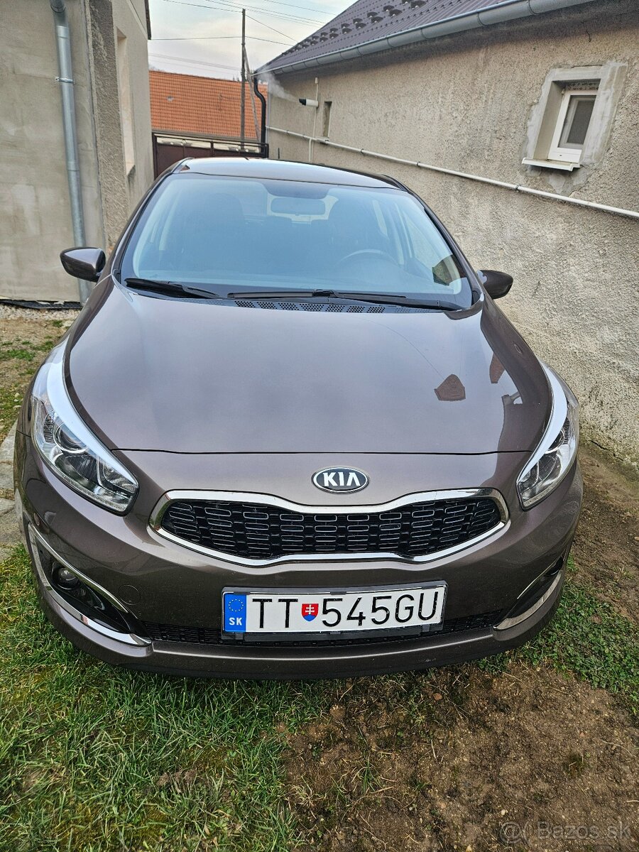 KIA Cee´d NEW, 1.4 benzín, 2017, hnedá metalíza