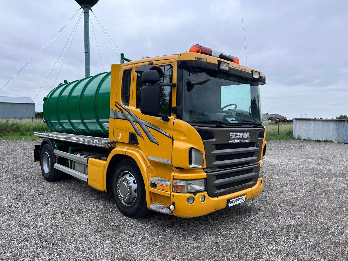 FEKAL SCANIA AUTOMAT 2008-CISTERNA 11500L+JUROP výveva