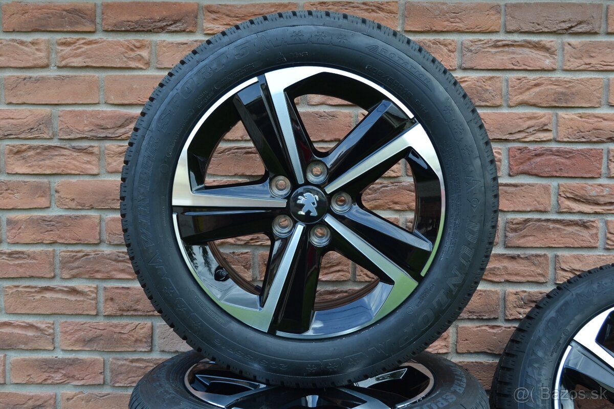 5x108 R16 Zimna sada Peugeot 308 + 205/55 R16 Dunlop