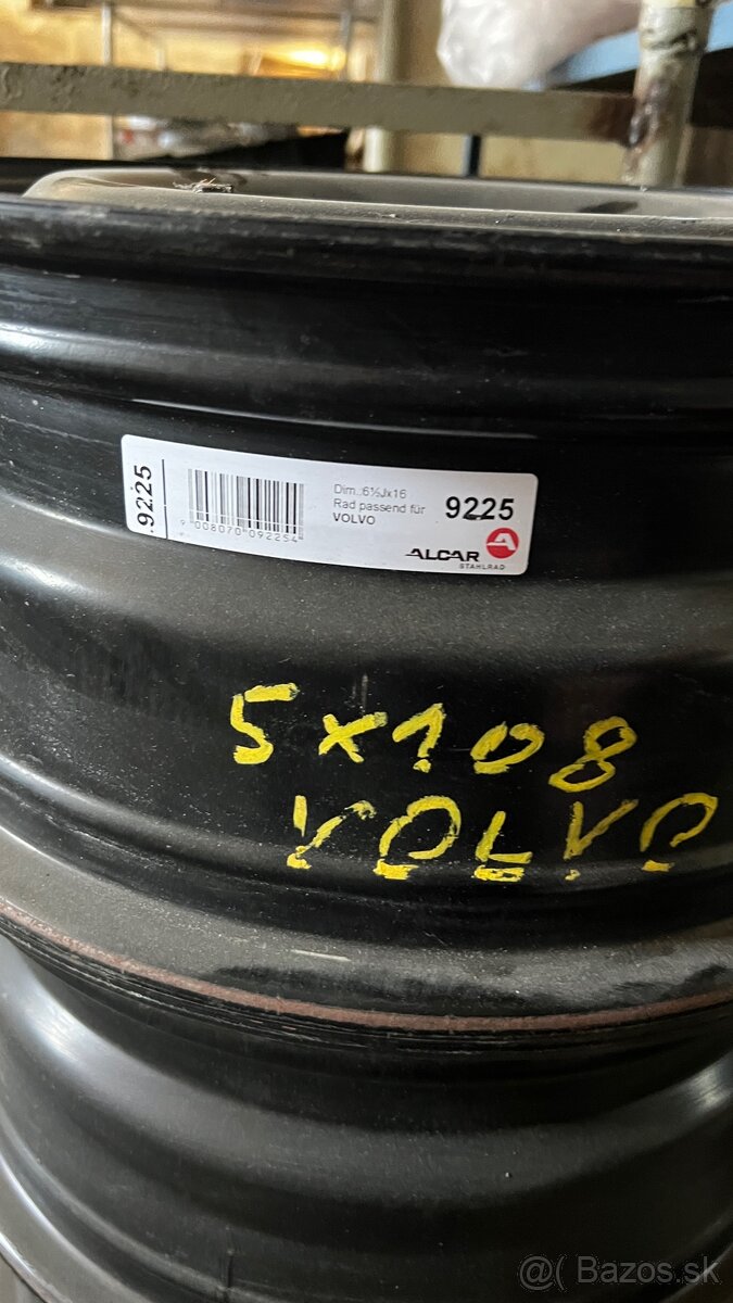 Plechové disky 5x108 Volvo