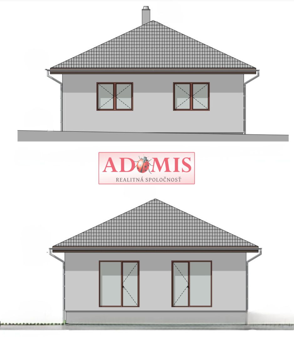 Predáme 4izbový bungalov 606m2 Ruskov,všetky siete,kanalizác