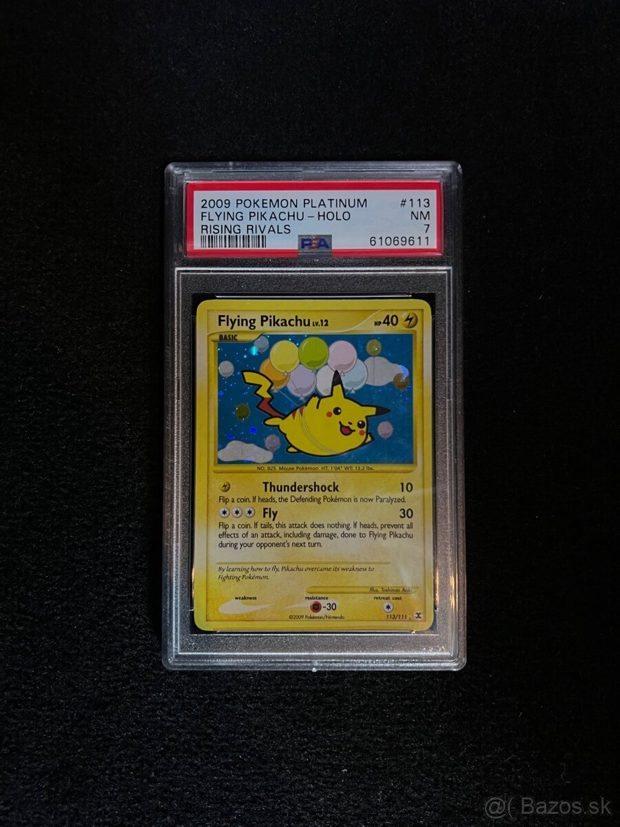 Na predaj: Flying Pikachu - Holo (2009 Pokémon Platinum: Ris