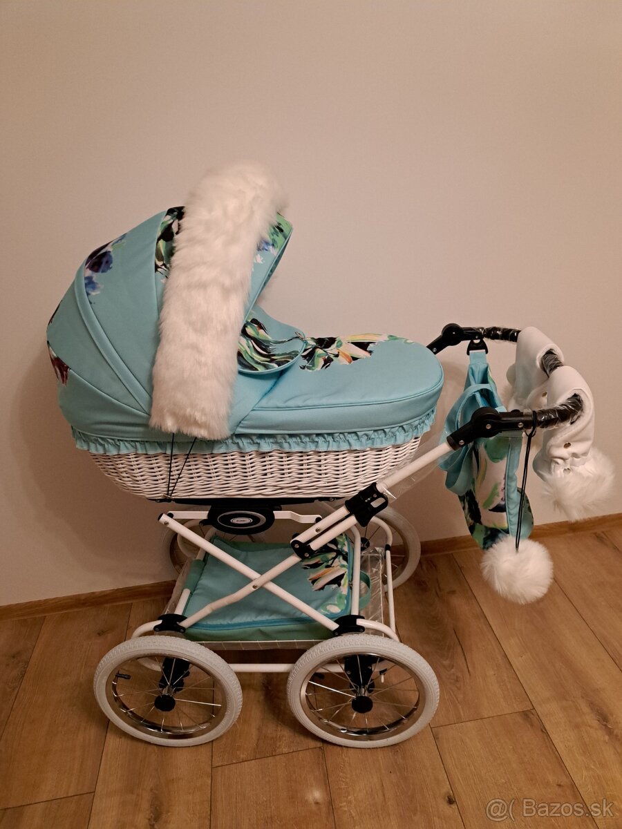Nový Luxusný kočík pre bábätko RETRO