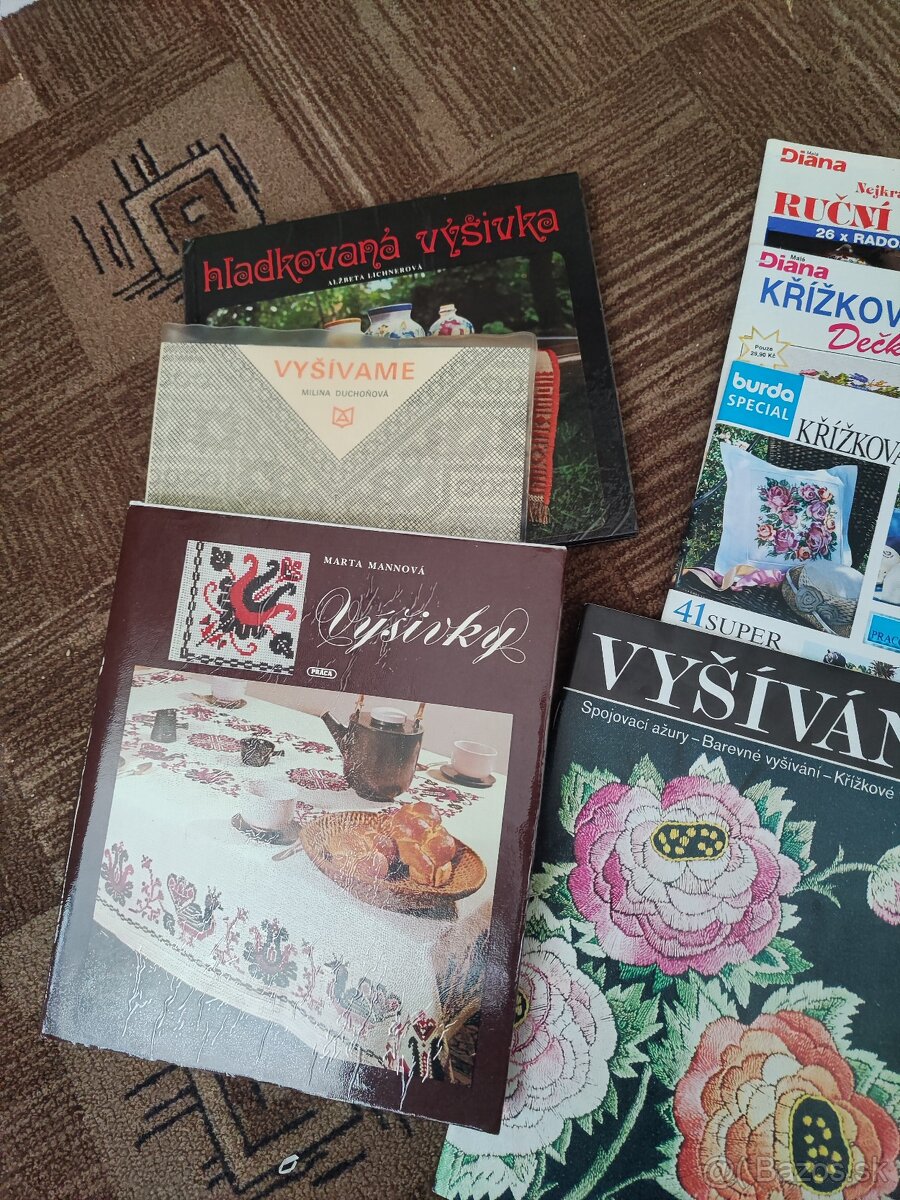 Predám časopisy a knihy vyšívanie