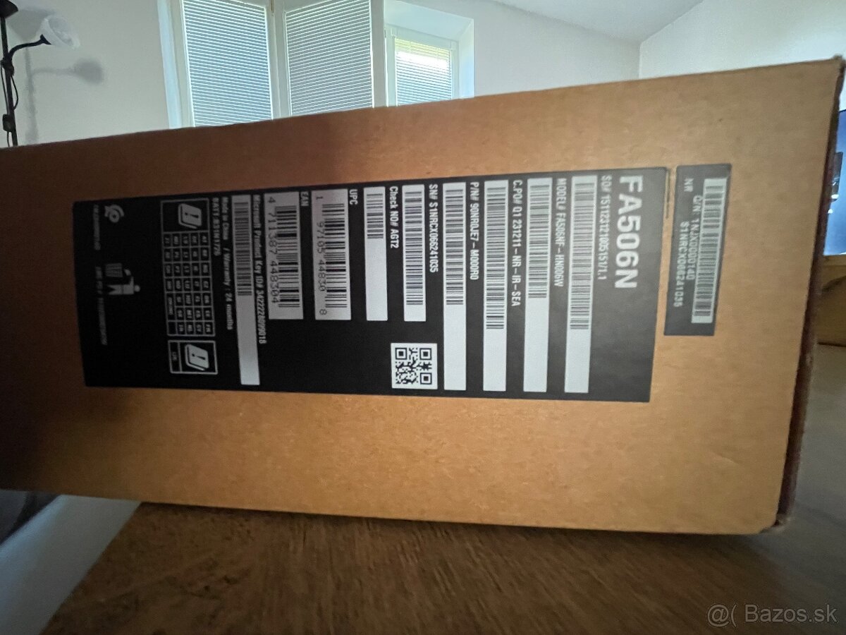 ASUS TUF Gaming A15 (FA506N) - MÁLO POUŽÍVANÝ, AKO NOVÝ